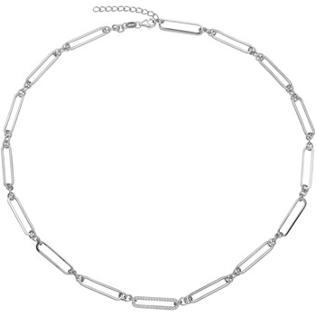 Collier multi-motifs en Argent avec oxyde de zirconium blanc