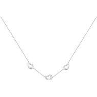 Collier multi-motifs en Argent avec oxyde de zirconium blanc