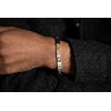 Bracelet souple multi-motifs Ismaël en Acier 316L - vue V2