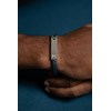 Bracelet souple Simon en Acier 316L avec diamant blanc - vue V2