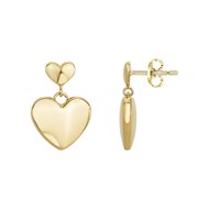 Boucles d'oreilles pendantes Mathilde en Acier 316L