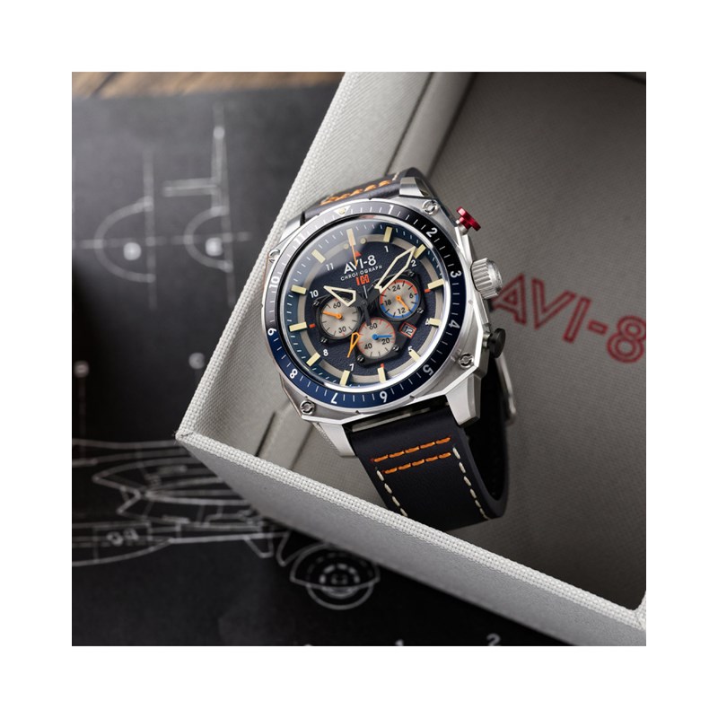 Hawker Hunter Dual Time Chrono - Montre homme - vue 2