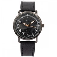 Montre Homme CHTIME bracelet Cuir Noir