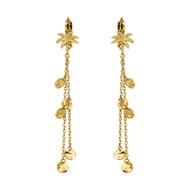 Boucles d'oreilles pendantes palmier BONGO