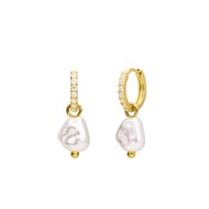 Boucles d'oreilles pendants perles PERLITA