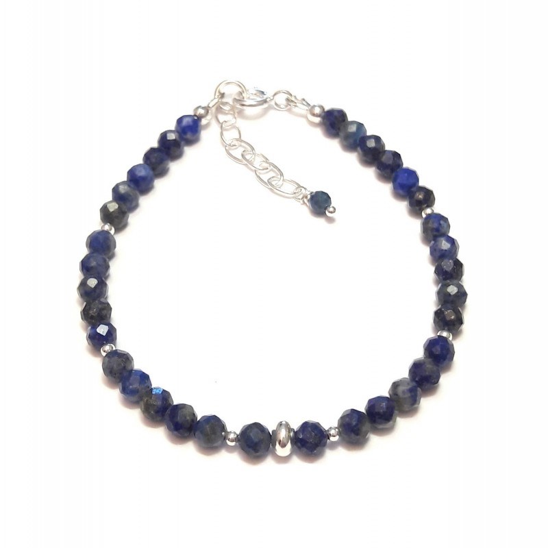 Bracelet Lapis-Lazuli Argent 925 - vue 3