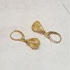 Boucles D'Oreilles Itá Citrine Argent 925 Doré - vue V2