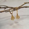 Boucles D'Oreilles Itá Citrine Argent 925 Doré - vue V3