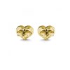 Boucles d'oreilles Zeal - Doré et Cristal - vue V4
