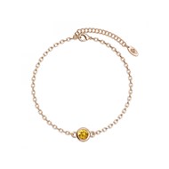Bracelet Birth Stone  - Or Rosé et Jaune
