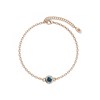 Bracelet Birth Stone  - Or Rosé et Bleu - vue V1
