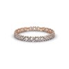 Bracelet Flowery - Or Rosé et Cristal - vue V1