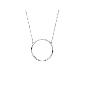 Collier Olina - Argenté et Cristal