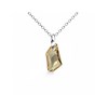 Pendentif Silver Night - Argenté et Ambre - vue V3