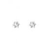 Boucles d'oreilles Solitaire Taille S - Argenté et Cristal - vue V3