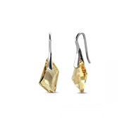 Boucles d'oreilles Silver Knight - Argenté et Ambre