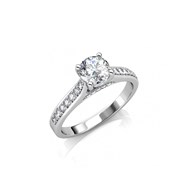 Bague Silver Light - Argenté et Cristal