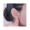 Boucles d'oreilles Mini Ring - Or et Cristal - vue V2