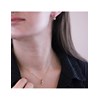 Parure Classy : Or Rosé et Cristal - vue V3