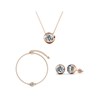 Parures Moon and Birth Stone - Or Rosé et Cristal - vue V1