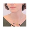 Parure et Coffret Square Hoop - Doré et Cristal - vue V2