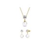 Parure et Coffret Pauline - Doré et Cristal - vue V1