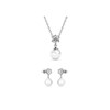 Parure et Coffret Pauline - Argenté et Cristal - vue V1