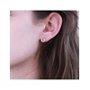 Boucles d'oreilles Ophir - Doré et Cristal - vue V4
