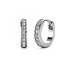 Parure et Coffret Circle Hoop - Argenté et Cristal - vue V3