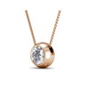 Parure Moon - Or Rose et Cristal - vue V5