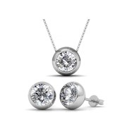 Parure Moon - Argent et Cristal