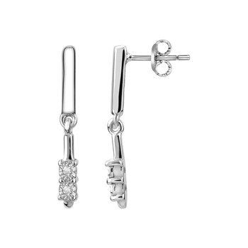 Boucles d'oreilles pendantes en Argent