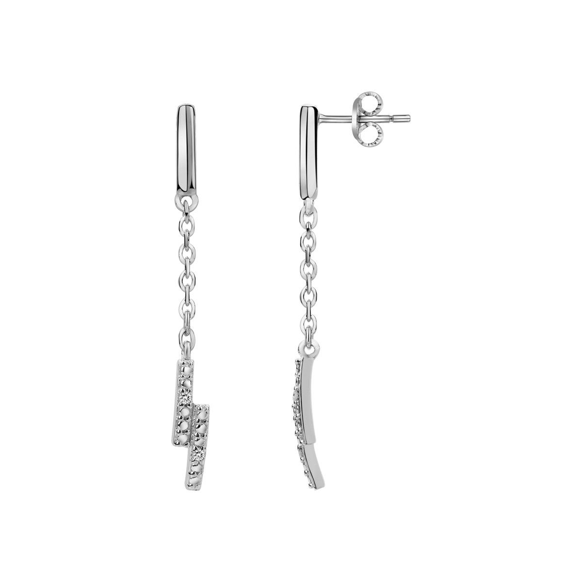 Boucles d'oreilles pendantes en Argent