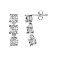 Boucles d'oreilles pendantes en Argent
