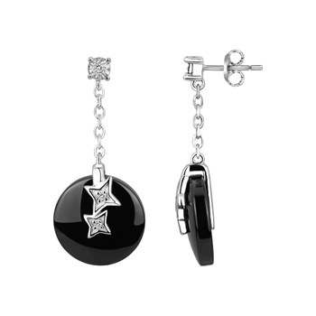 Boucles d'oreilles pendantes en Argent