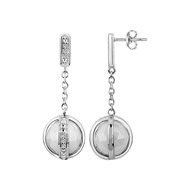 Boucles d'oreilles pendantes en Argent