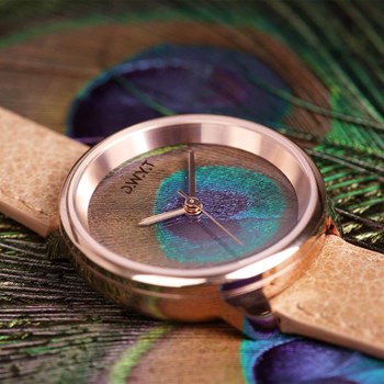 DWYT- Wooden watch - PLUME ROSEGOLD