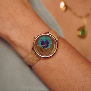 DWYT- Wooden watch - PLUME ROSEGOLD