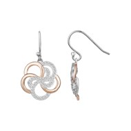 Boucles d'oreilles pendantes en Argent