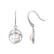 Boucles d'oreilles pendantes en Acier