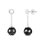 Boucles d'oreilles pendantes en Acier