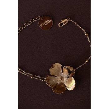 bracelet fleur doré à l'or fin - ORPHÉE