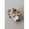 mini barrette fleurs plaqué argent - MAÏA - vue V2