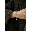 bracelet feuille doré à l'or fin - THALIE - vue V3
