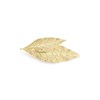 broche feuilles doré à l'or fin - THALIE - vue V1