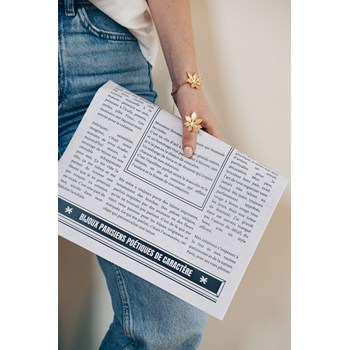 bracelet fleur doré à l'or fin - CHLORIS