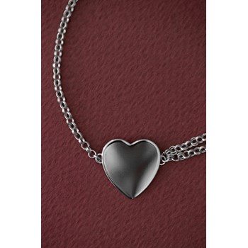 bracelet coeur plaqué argent - APHRODITE