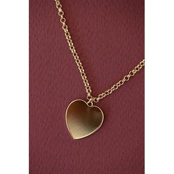 collier coeur doré à l'or fin - APHRODITE