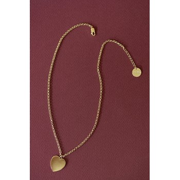 collier coeur doré à l'or fin - APHRODITE