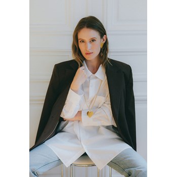 sautoir coeur doré à l'or fin - APHRODITE